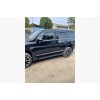 Боковые пороги (2 шт., алюминий) Черный цвет (серая подножка) для Lexus GX460