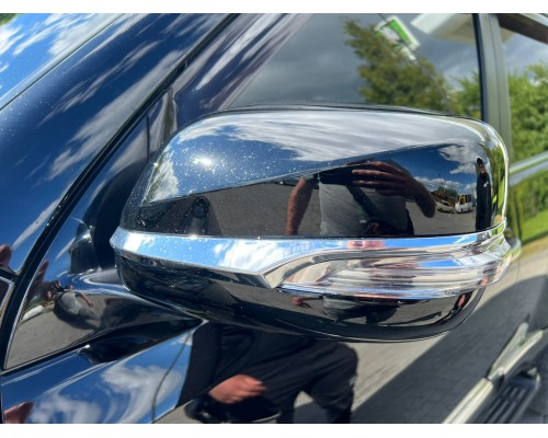 Полоски на зеркала (2 шт, хром) для Lexus GX460 - 63350-11