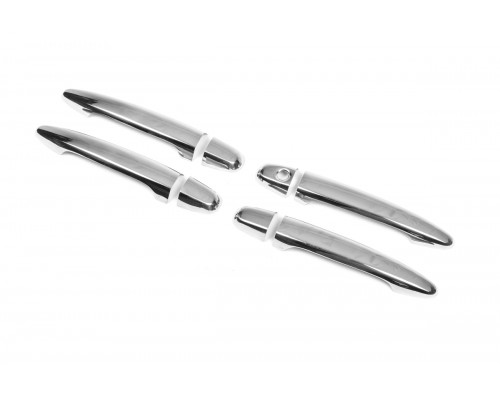 Накладки на ручки (4 шт) OmsaLine - Італійська нержавіюча сталь для Lexus GX470 - 50710-11