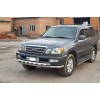 Передняя защита ST015 (нерж.) для Lexus LX470
