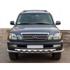 Передняя защита ST015 (нерж.) для Lexus LX470