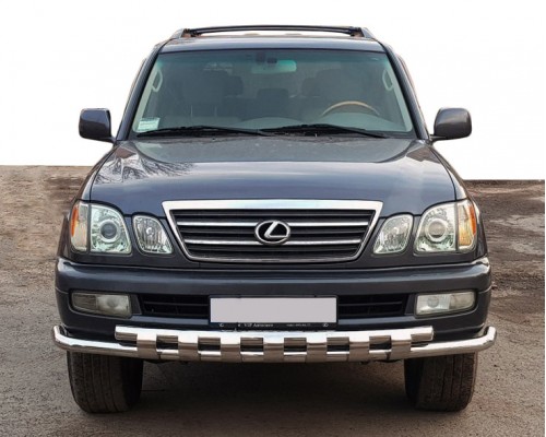 Передняя защита ST015 (нерж.) для Lexus LX470