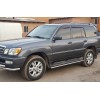 Захист бічних порогів (2 шт, нерж.) для Lexus LX470
