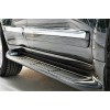 Бічні пороги (дизайн Lexus 2012-2016) Чорні для Lexus LX570/450d - 61046-11