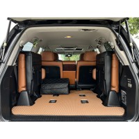 Коврик багажника 2 шт (EVA, 7 мест, кирпичный) для Lexus LX570 / 450d