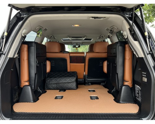 Коврик багажника 2 шт (EVA, 7 мест, кирпичный) для Lexus LX570 / 450d - 76097-11