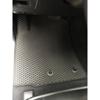 Поліуретанові килимки (2012-2021, EVA, чорні) для Lexus LX570/450d