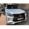 Комплект рестайлінгу (переднього бампера) у стилі 2016+ Білий для Lexus LX570/450d - 61079-11