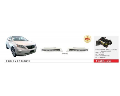 Противотуманки 2009-2012 (2 шт, LED) для Lexus RX 2009-2015 гг.