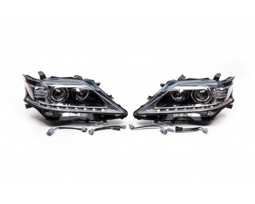 Передняя оптика (2 шт, рестайлинг) для Lexus RX 2009-2015 - 61035-11