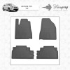 Lexus RX 2009-2015 Резиновые коврики (4 шт, Stingray Premium) - 51616-11