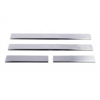 Накладка на пороги Carmos (4 шт, нерж) V-2 для Mazda 3 2003-2009 гг