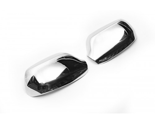 Накладка на дзеркала (2 шт) Полірована нержавіюча сталь для Mazda 6 2003-2008 - 49470-11
