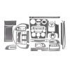 Накладки на панель Алюміній для Mazda 6 2003-2008