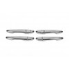 Накладки на ручки (4 шт, нерж) Без чипа Carmos - Турецкая сталь для Mazda 6 2012-2024 гг