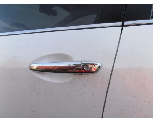 Накладки на ручки (4 шт, нерж) Без чипа Carmos - Турецкая сталь для Mazda CX-3 2015- гг