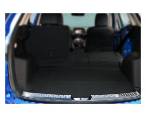 Накладка на задній поріг (нерж.) для Mazda CX-5 2012-2017 - 65541-11