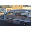 Ветровики с хромом Niken Luxury (4 шт) для Mazda CX-5 2012-2017 гг