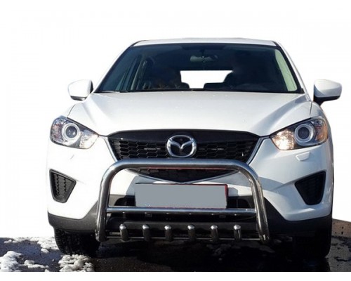 Передній захист WT021 (нерж.) для Mazda CX-5 2012-2017