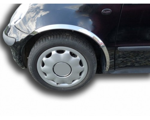 Mercedes A-сlass W168 1997-2004 Накладки на арки (4 шт, нерж) - 74518-11