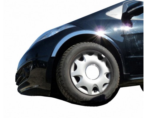Накладки на арки (4 шт, нерж) для Mercedes A-сlass W169 2004-2012
