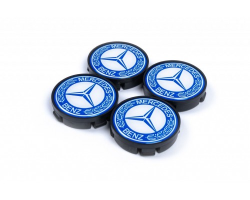 Колпачки в титановые диски 55мм (4 шт) для Mercedes A-сlass W176 2012-2018 - 68331-11