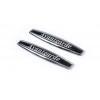 Наклейки на крыла (2 шт, металл) Elegance для Mercedes A-сlass W176 2012-2018 - 68646-11