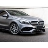 Передний сплиттер (для AMG-Line / A45 AMG HB 2016-2018, черный) для Mercedes A-class W176
