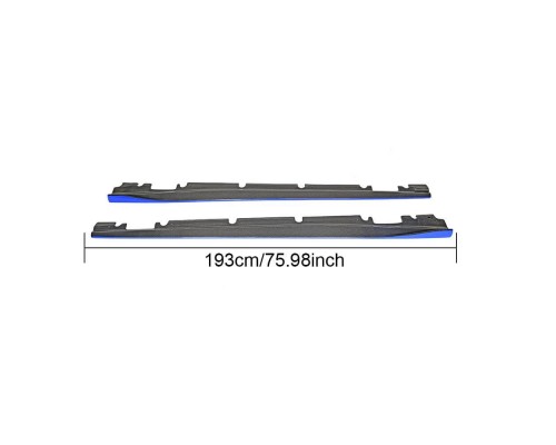Бокові пороги V2 (Карбон) для Mercedes A-class W176 2012-2018 рр
