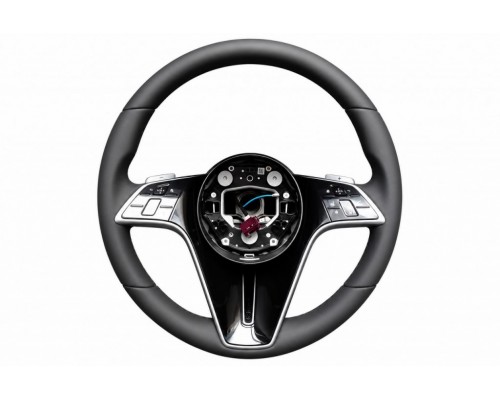 Руль Maybach-Style (черный -2026 серые кнопки, 3pin) для Mercedes A-class W176 2012-2018 гг