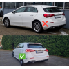 Задний диффузор с насадками (Дизайн A35 HB) для Mercedes A-сlass W177 2018- гг