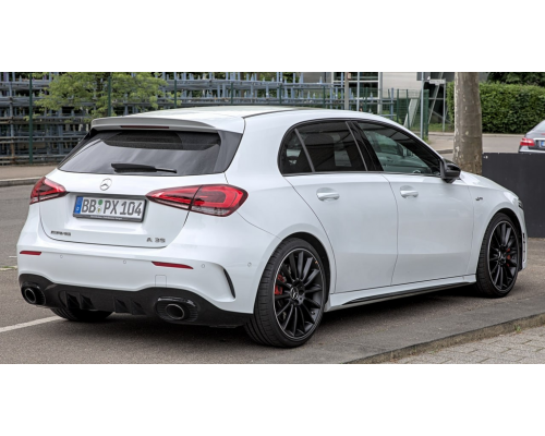 Задний диффузор с насадками (Дизайн A35 HB) для Mercedes A-сlass W177 2018- гг