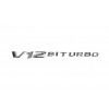 Надпись V12 Biturbo (хром) для Mercedes A-сlass W177 2018+ - 60655-11