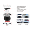 Комплект обвесов AMG A45 (type-B) для Mercedes A-сlass W177 2018- гг