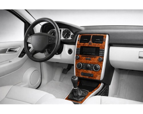 Накладки на Панель Приборов Алюминий для Mercedes B-class W245 2005-2011 гг