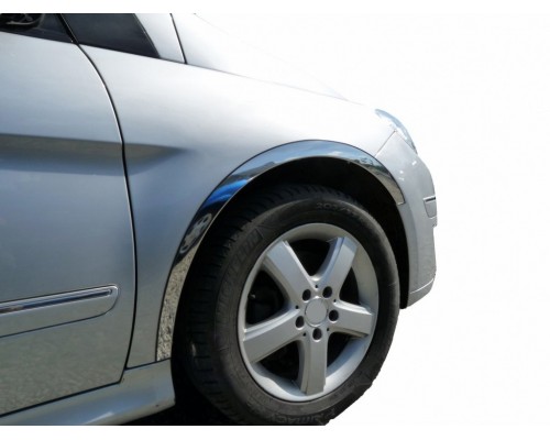 Накладки на арки (4 шт, нерж) для Mercedes B-class W246 2011-2018