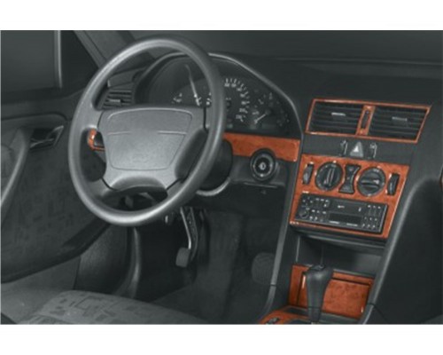 Накладки на панель (1995-1997) Карбон для Mercedes C-class W202 1993-2001