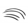 Накладки на арки (4 шт, черные) для Mercedes C-class W203 2000-2007 - 55809-11