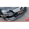 Накладка на передний бампер DPT V1 (2011-2015, черный глянец) для Mercedes C-class W204