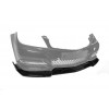 Накладка на передний бампер DPT V1 (2011-2015, черный глянец) для Mercedes C-class W204