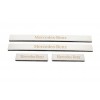 Накладки на пороги Carmos (4 шт, нерж) для Mercedes C-class W204 2007-2015 гг