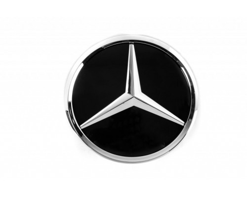 Передняя эмблема под стеклом, хром окантовка a2048806406 для Mercedes C-class W204