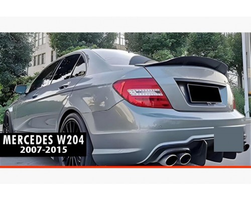 Спойлер DPT V-2 (черный глянец) для Mercedes C-class W204 2007-2015 гг