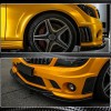 Накладки на передній бампер (для C63 AMG Sedan 2008-2011, Карбон) для Mercedes C-class W204 рр