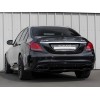 Задний диффузор с насадками (Дизайн С63) для Mercedes C-сlass W205 2014-2021 гг