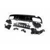 Задний диффузор с насадками (Дизайн С63) для Mercedes C-сlass W205 2014-2021 гг