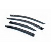 Ветровики с хром молдингом SD (4 шт, HIC) для Mercedes C-сlass W205 2014-2021 - 66650-11