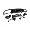 Задний диффузор с насадками Black (для Coupe дизайн AMG63) для Mercedes C-сlass W205 2014-2021 гг