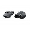 Задний диффузор с насадками Black (для Coupe дизайн AMG63) для Mercedes C-сlass W205 2014-2021 гг