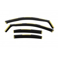 Ветровики вставные Niken Luxury (4 шт) для Mercedes C-сlass W205 2014-2021 гг